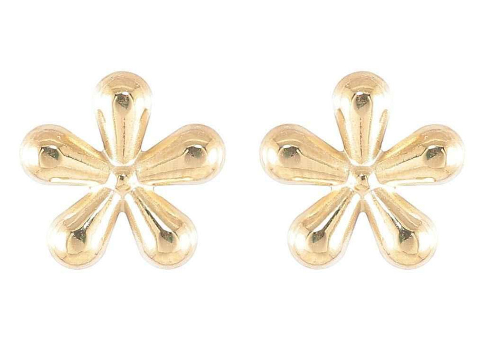 Сережки Stainless Steel 14K пусети «Квіточки» (254034) ТМ XUPING Киев - изображение 1