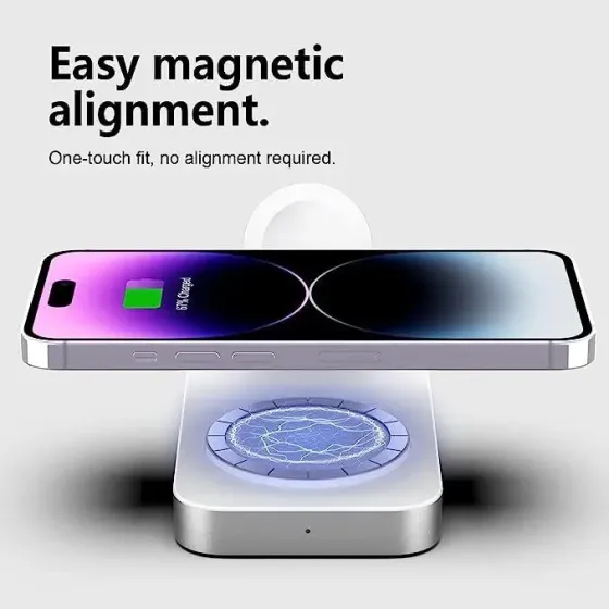Беспроводная зарядная станция 2 в 1 для Apple Киев