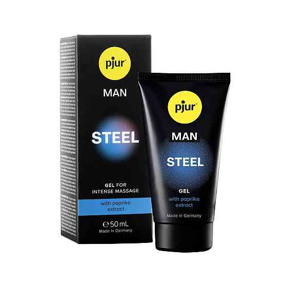 Гель-стимулятор для пениса pjur MAN Steel Gel 50 мл, с экстрактом паприки и ментолом Sex Aura Киев