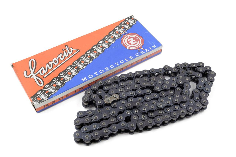 Цепь 428-128H 125/150GY, мотоцикл Ява, ИЖ, мотороллер Муравей (Чехия) Мукачево - изображение 1