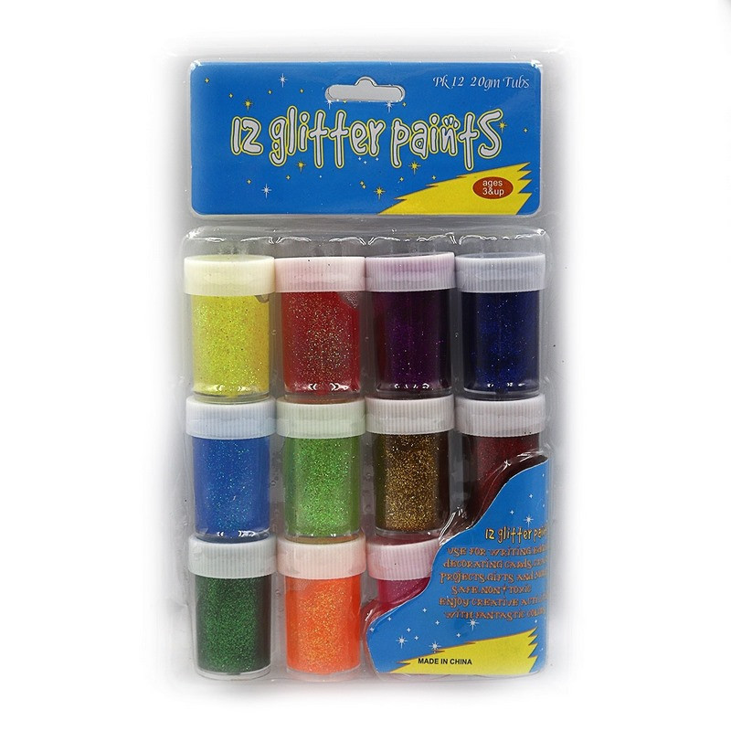 Дитячий набір декоративного клею "Glitter" DSCN9530, 12 кольорів Вінниця - фото 1