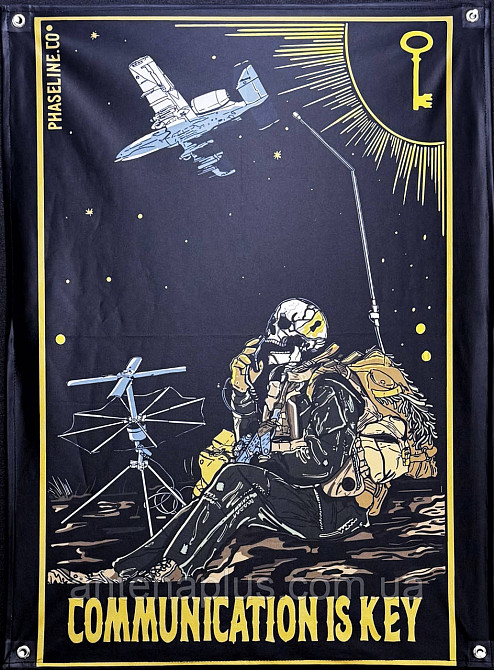 "Communication is key" банер 900х600 мм Київ - фото 1