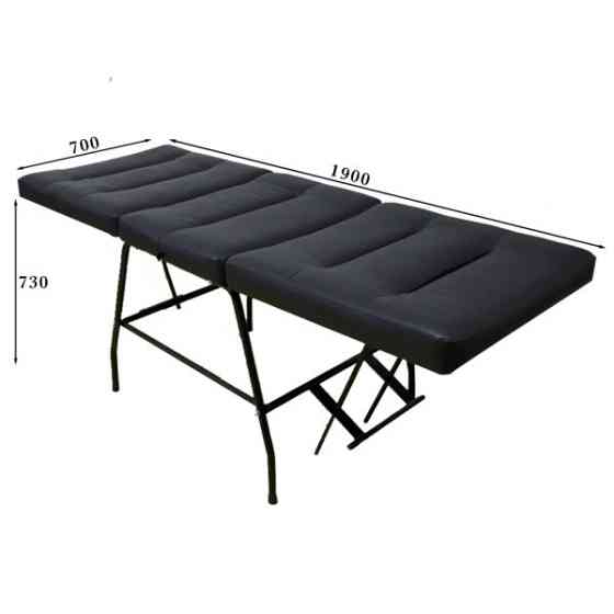 Кушетка косметологическая стационарная UK 19 Белая Черный Киев