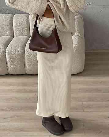 Жіноча тепла максі спідниця турецька ангора рубчик Одеса