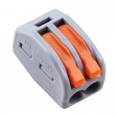 Роз'єм для підключення проводки PCT-212, 2-pin (аналог WAGO) Green, Q100 Полтава - фото 1