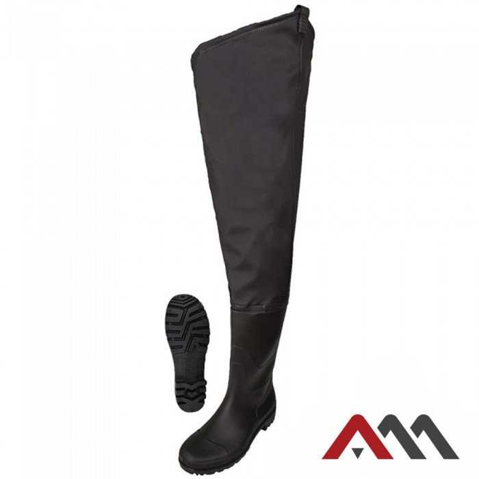 Водонепроникні чоботи до паху комбіновані чорні 44 Київ - фото 1