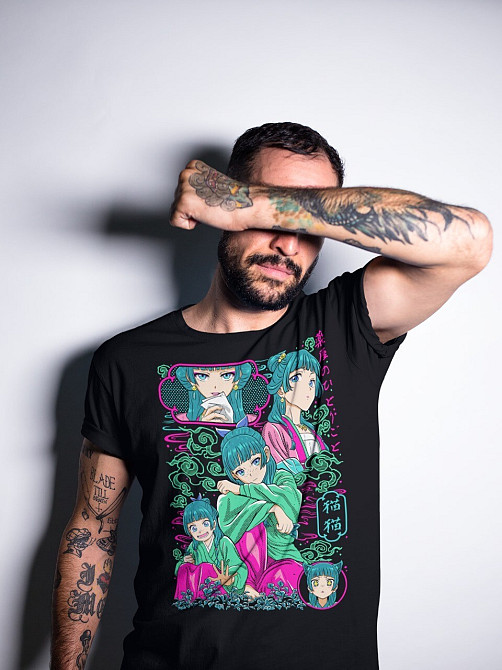 Футболка аниме Маомао Апотхекарй Диариес Ессентиал оверсайз (S/M/L) Черний AnimeJ0192 Днепр - изображение 2