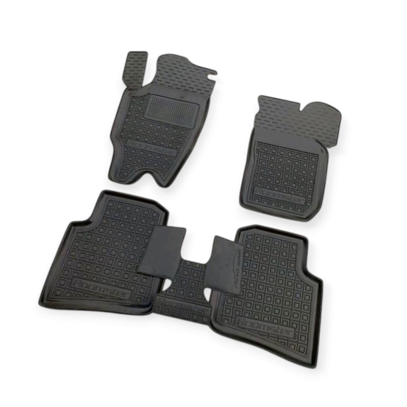 Килимки салону Skoda Roomster (2006-2015) борт 2,5 см, з перемичкою Мукачево - фото 1