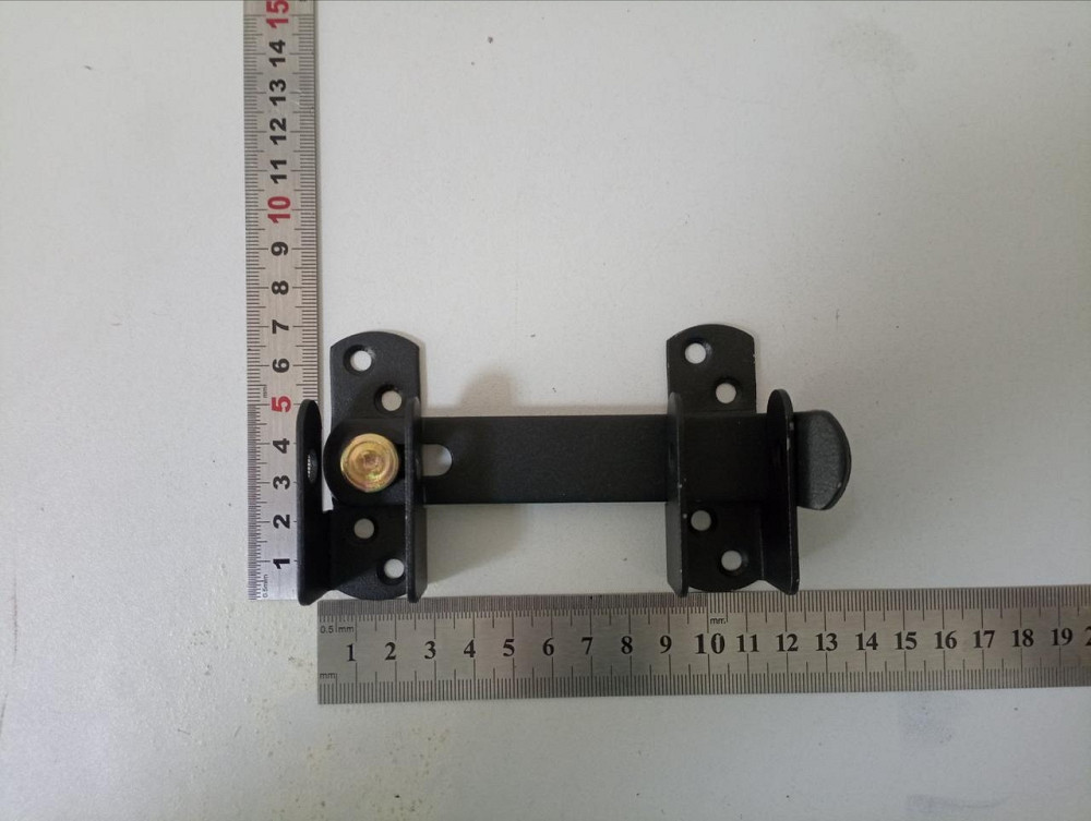 Клямка дверна покрита чорною порошковою фарбою "P-o" Київ - фото 1