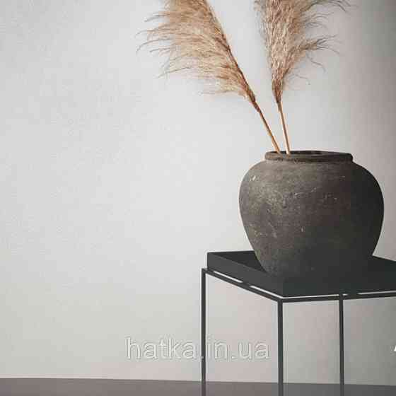 Шпалери вінілові на флізелін Marburg Dune 32501 однотонні під штукатурку білі з сріблом Київ