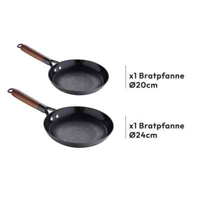 Набор сковородок MasterPro Odin, 20/24 см чавун (BGKIT-0083) Винница