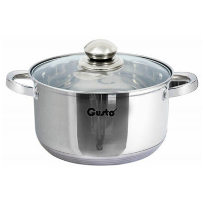 Кастрюля Gusto GT-1500-24 Nuovo 24 см, 6,1 л (85175) Винница - изображение 1