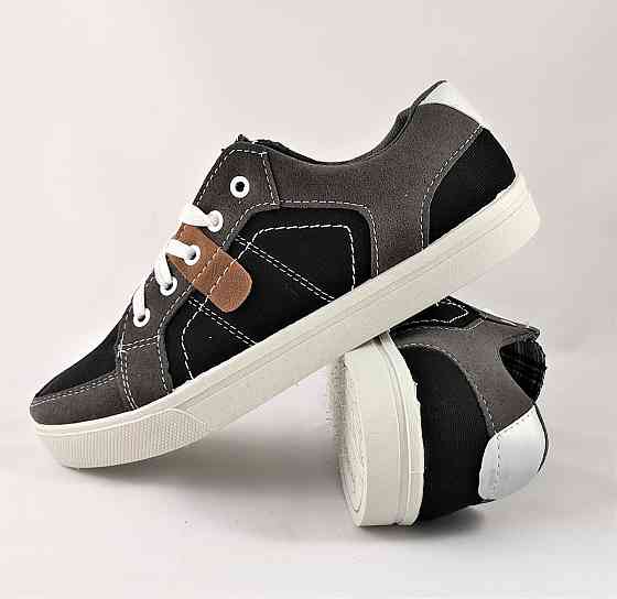 Чоловічі Кросівки Кеди Мокасини Чорні (розміри: 42) Дніпро