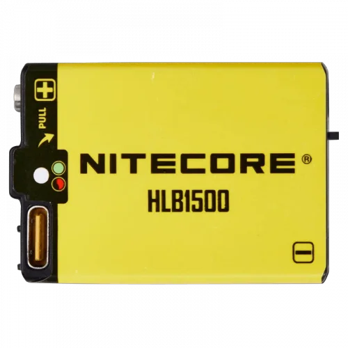Акумулятор Li-Ion Nitecore HLB1500 3.7V 1500mAh USB-C захищений (Жовтий) Вінниця