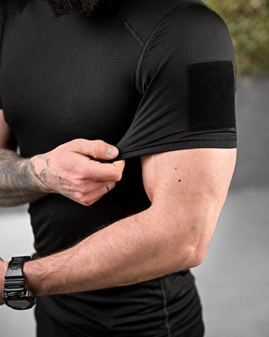 Комплект змінних футболок чорних ДЛ7040 Одеса - фото 5