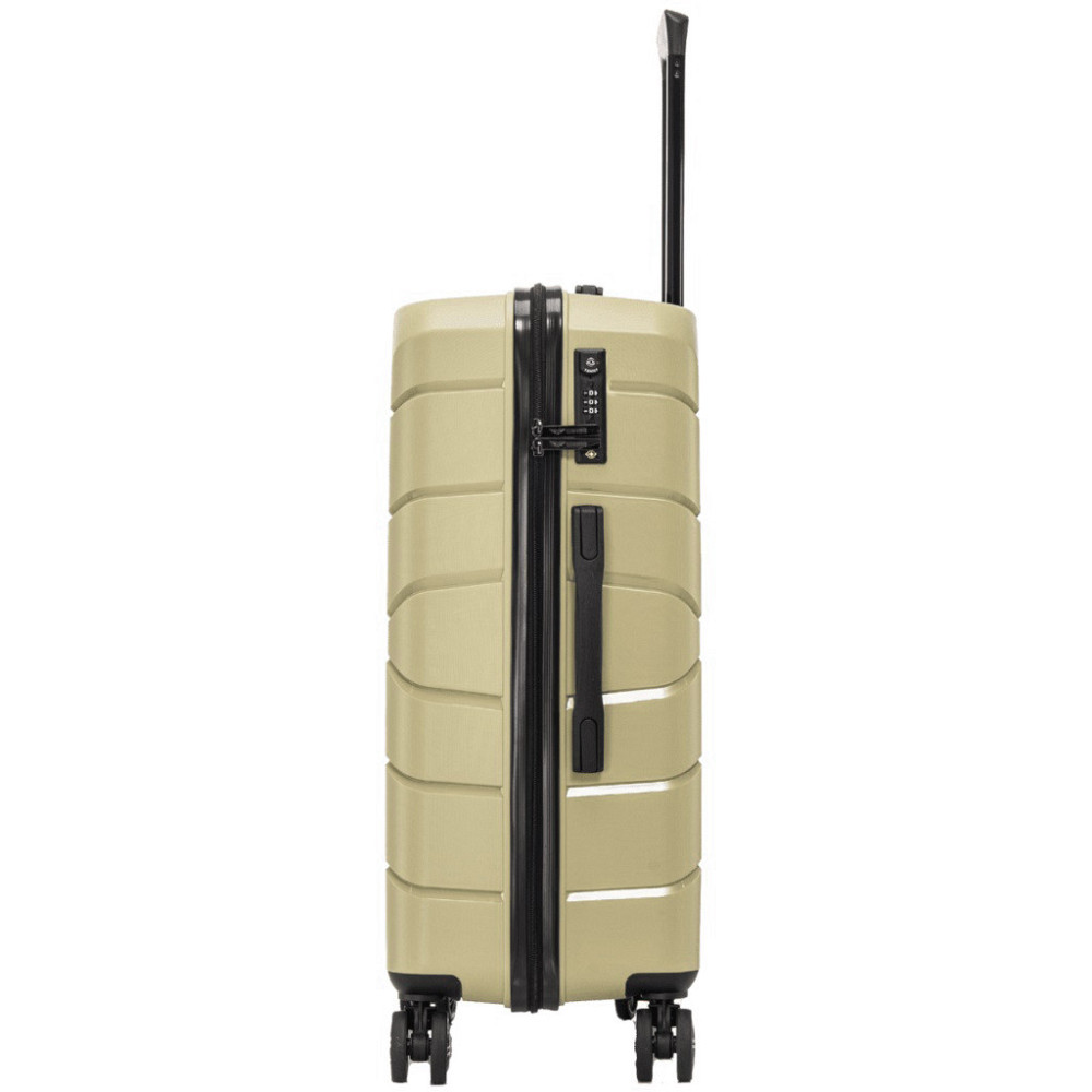 Чемодан полипропиленовый WINGS PP06 средний 69 см шампань Киев - изображение 2