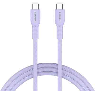 Дата кабель USB-C to USB-C 1.0m OnWire 60CL C-C 60W COLOR Braided 1m Purple Canyon (CND-CCAP60AB10PU) Вінниця