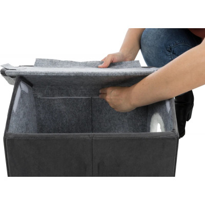 Домик для животных Trixie Ливия 38х41х44 см темно-серый (4057589379115) Винница - изображение 3