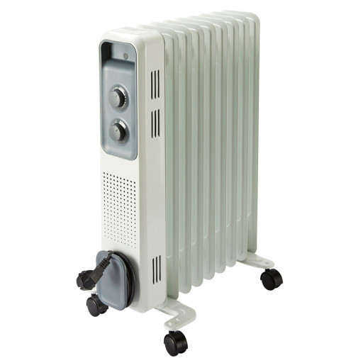 Масляный обогреватель 9 секций 2000 Вт Equation белый Киев - изображение 1