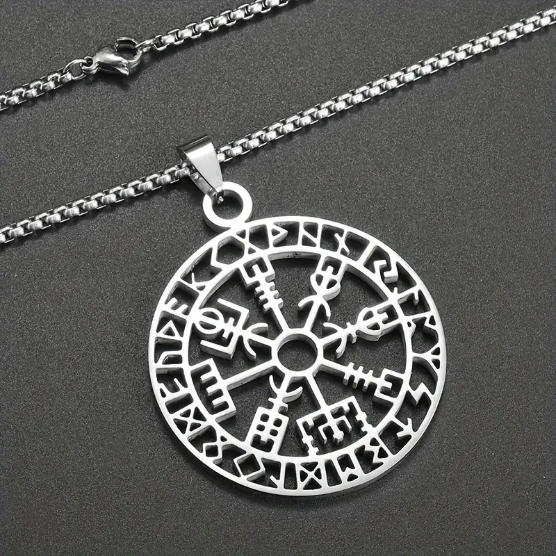 Кулон Вегвизир из стали — скандинавский амулет Киев - изображение 5