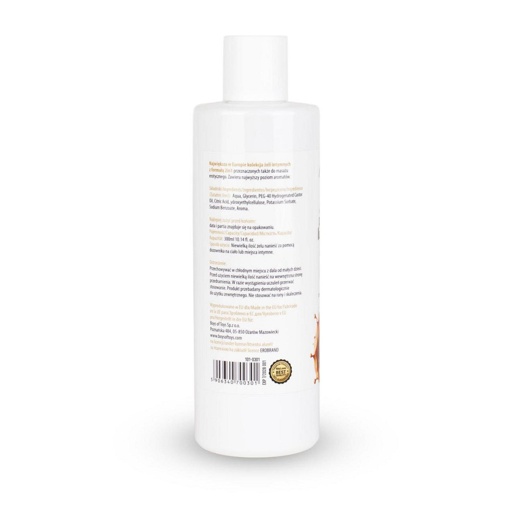 2в1 лубрикант та масажний гель - MyLove Aroma Series Intim&Massage Chocolate Caramel, 300 мл Sex Aura Київ - фото 6