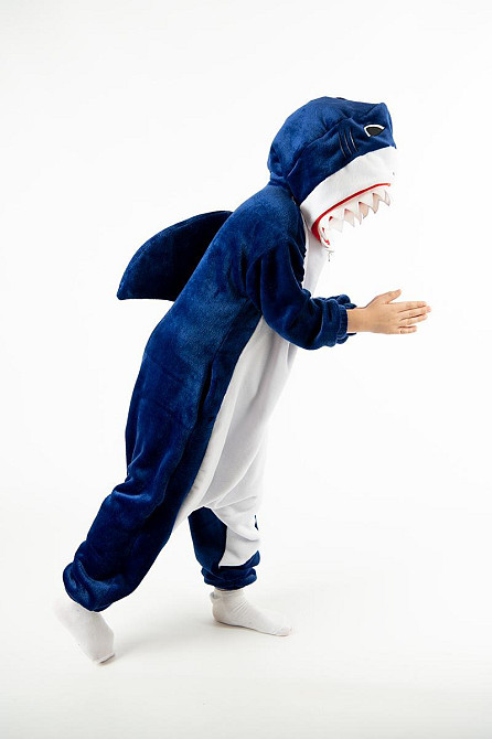 Кигуруми Акула, детская пижама, велсофт,топ Крохатушка одяг Киев - изображение 2