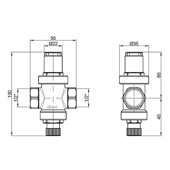 Редуктор Icma 1/2" №247 Київ