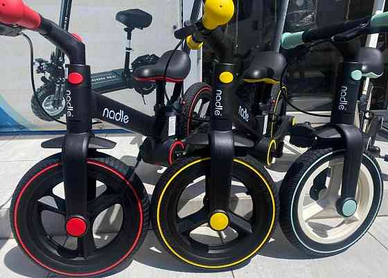 Дитячий велосипед велобіг  Nadle 3 в 1 батьківська ручка Надли. Київ