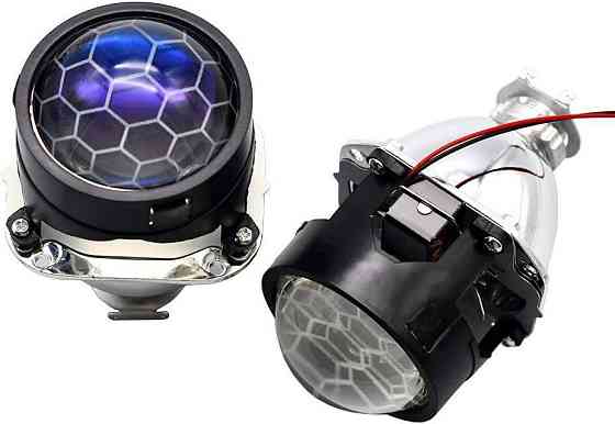 Лінза універсальна Sanvi Honeycomb під ксенонову лампу H1 ∅2.5″ комплектується перехідниками (1 шт) Харків