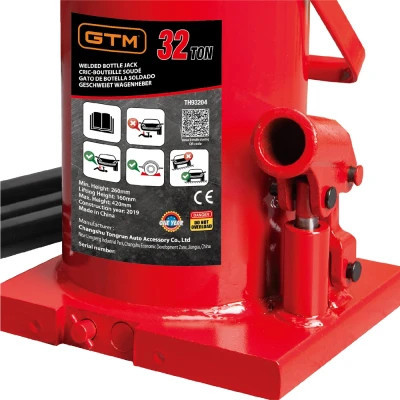 Домкрат GTM гідравлічний пляшковий 32т (260-420мм) (TH93204) Вінниця - фото 3