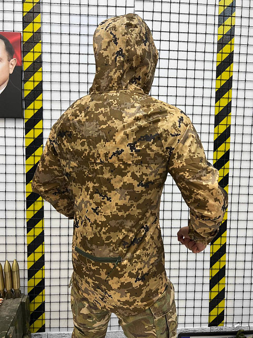 Куртка дождевик пиксель ВСУ ветровка на змейке Одесса - изображение 2