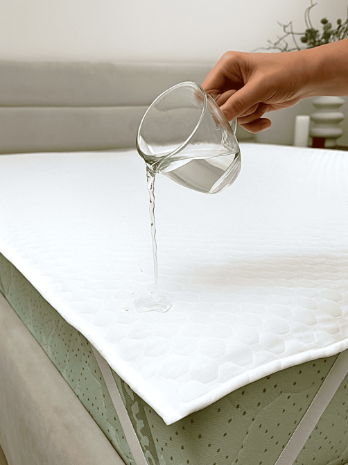 Ecotton Наматрацник Aqua-stop Ecotton Jaсquard 160х200 см водонепроникний жакардовий з резинкою Коломыя - изображение 1