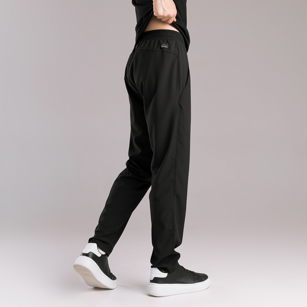 Чоловічі чорні штани весняні літні з софту легкі прямого крою Pobedov Aero Київ - фото 4