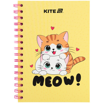 Блокнот Kite на спіралі A5 Cute 1, 80 аркушів, клітинка (K25-1911-1) Вінниця - фото 1