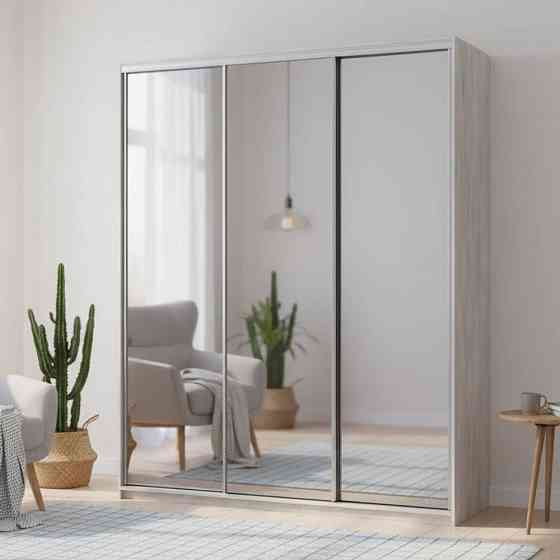 Шкаф купе Doros Сити Лайт Сосна Натти 3 Зеркала 180х60х225 (DRS-011970) Днепр