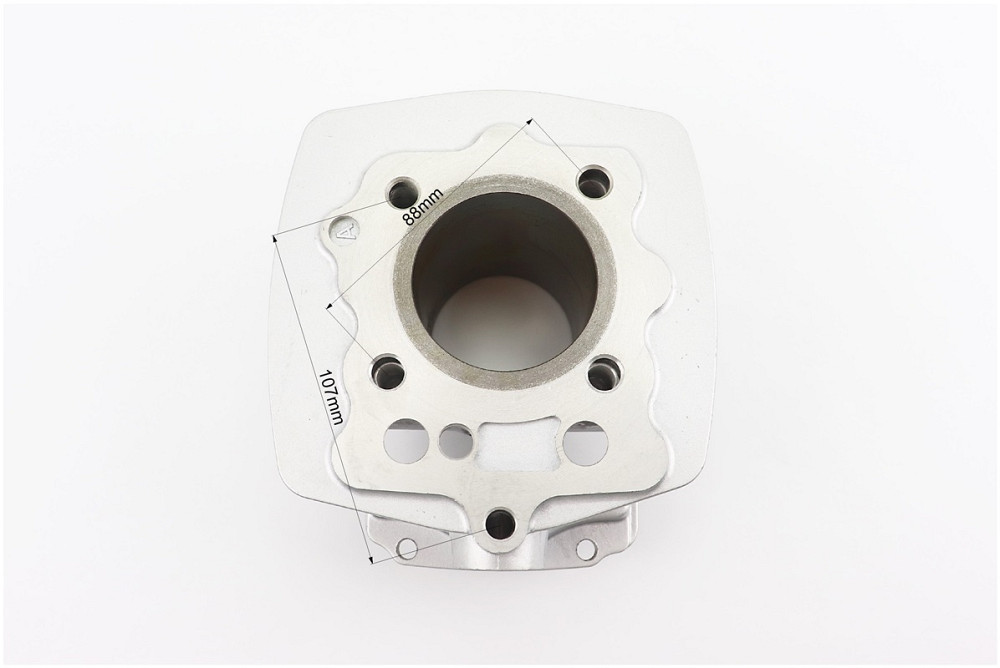 Циліндр к-кт (ЦПГ) 125cc Ø56,5мм, висота 69/96мм, палець 15мм JINGJIU Київ - фото 4