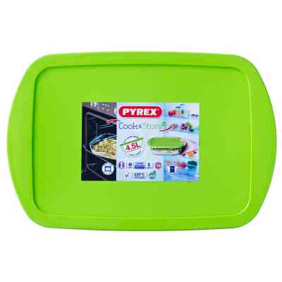 Форма для выпечки Pyrex Cook Store прямокутна з кришкою 40 х 27 х 7 см 4.5 л (240P002/7644) Винница