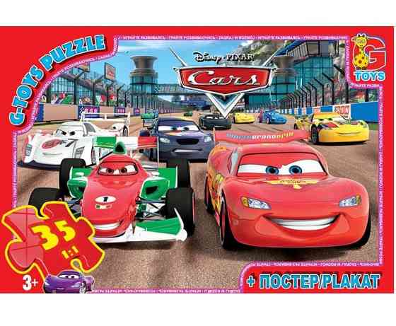 Пазли 35 елем."G-Toys""Тачки", шт Київ