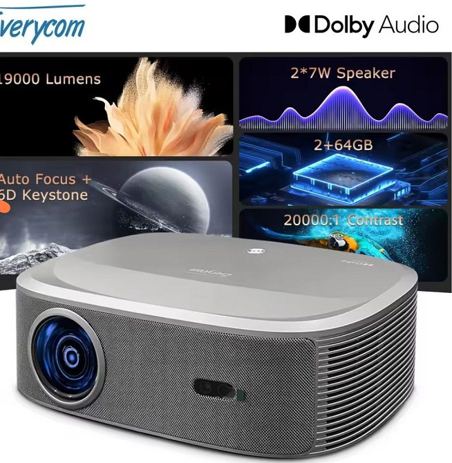 Проектор Everycom HQ10W DLD GT300 Гарантия! Харьков - изображение 7