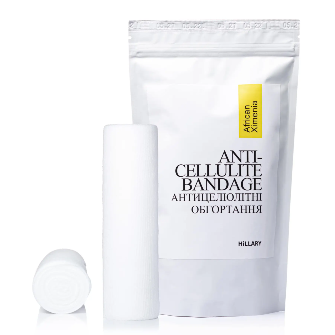 Антицелюлітні обгортання з олією ксименії Anti-cellulite Bandage African Ximenia Hillary 200 г Київ - фото 1