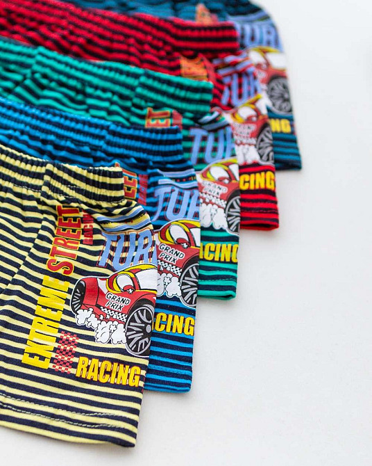 Боксеры подростковые для мальчика - полосатые. Набор из 5 шт. Nicoletta 41395 Киев - изображение 4