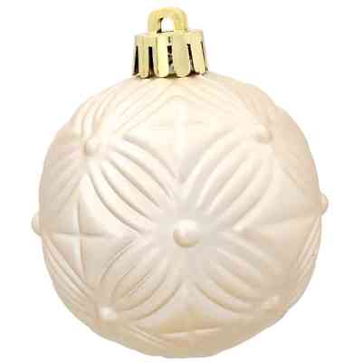 Ялинкова іграшка Chomik пластикові кульки компл. 16 шт, 6см, шампань (5900779853140_1) Вінниця