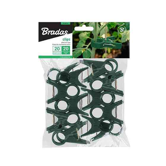 Зажимы для фиксации растений 20 мм, 20 шт.,GREEN, TYK20GR/20 Киев