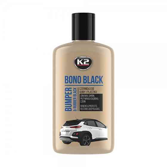 Засіб догляду за шинами та чорними бамперами K2 BONO BLACK (рідина), 250мл Київ