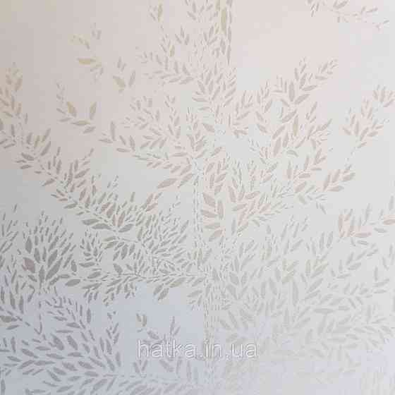 Шпалери вінілові на флізелін Caselio The Place to bed 0.53х10 м природа дерева гілки сріблясті на білому Київ