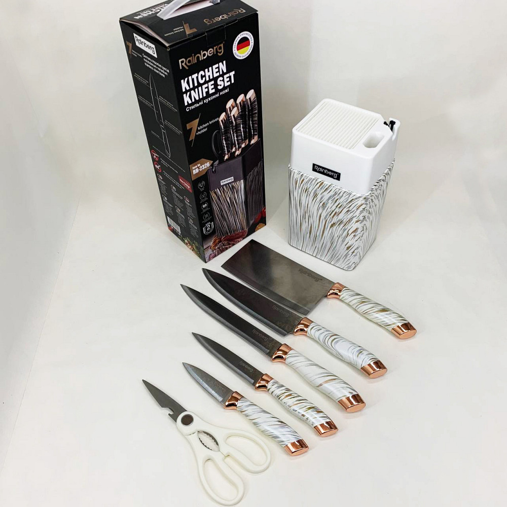 Кухонний ніж зі сталі нержавіючої, Набір ножів для готування, Сталеві кухонні ножі NS-13 Івано-Франківськ - фото 6