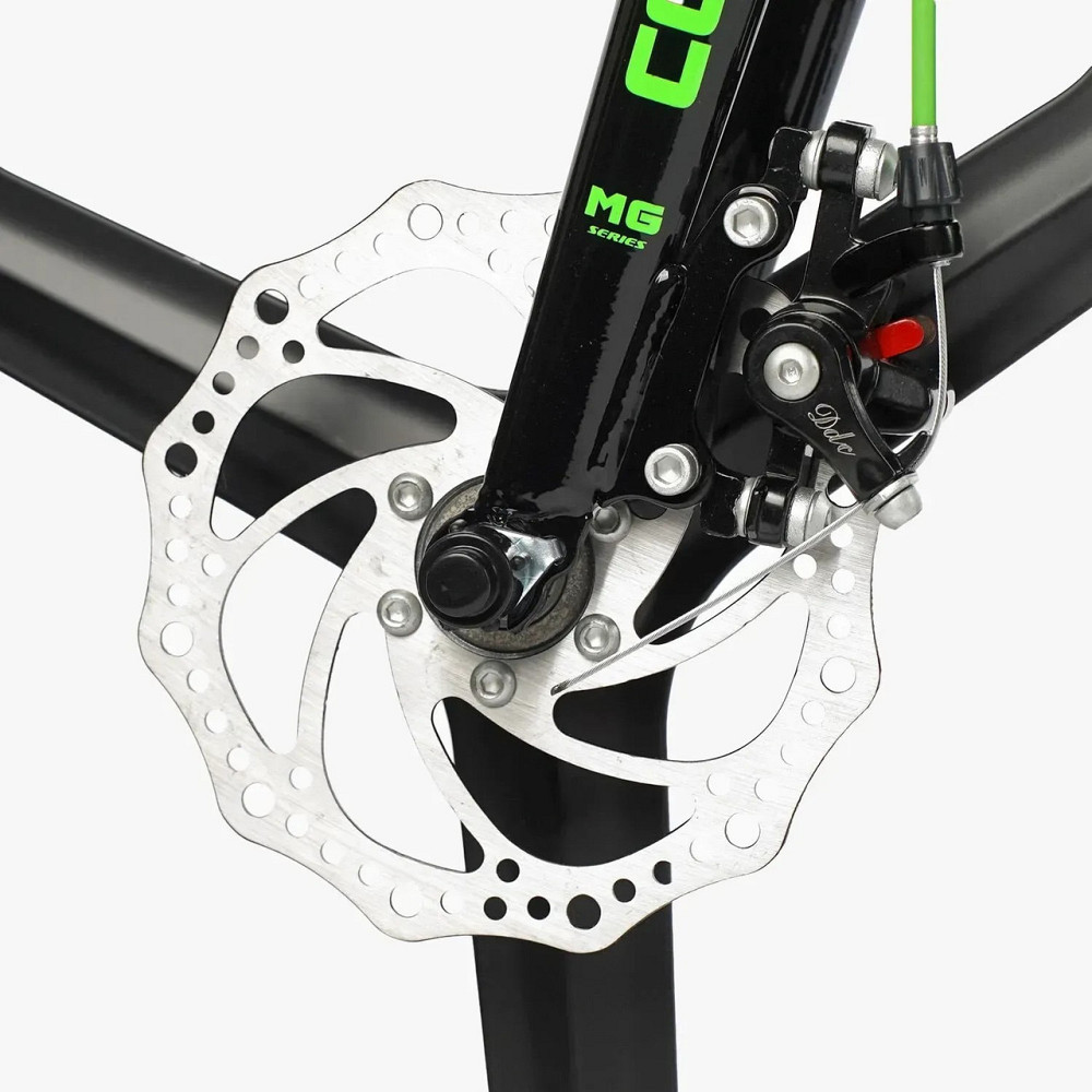 Велосипед Corso Connect двоколісний 20 дюймів магнієва рама додаткові колеса Салатовий (MG-20269) Чернигов - изображение 3