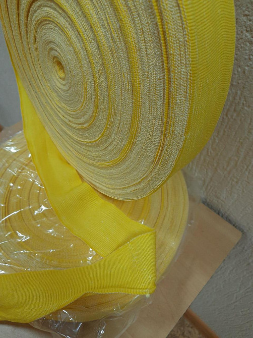 Бинтова стрічка для боксу PowerPlay Жовта (100м) Каменское - изображение 3