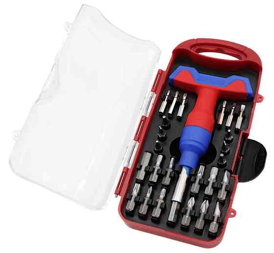 Набор инструментов отвёртка + биты / JIANXIANG 127 с 21 насадкой Днепр