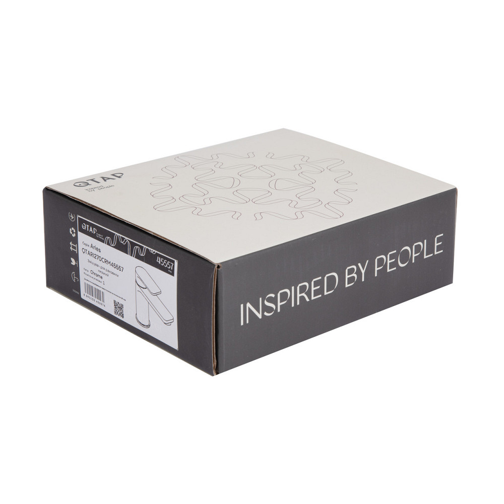 Змішувач для раковини Qtap Aries QTARI270CRM45557 Chrome Київ - фото 7